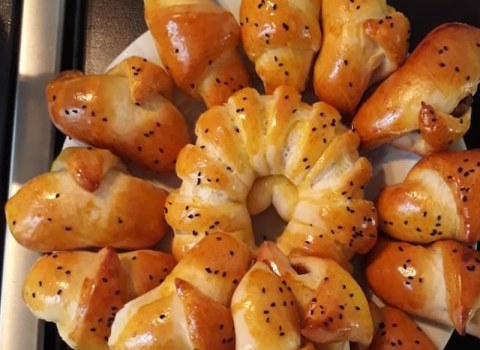 تصویر 1 از قیمت خرید کلوچه مغزدار خرمایی + فروش ویژه
