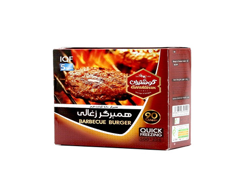 تصویر 1 از خرید همبرگر منجمد گوشتیران ۹۰ درصد + قیمت فروش استثنایی