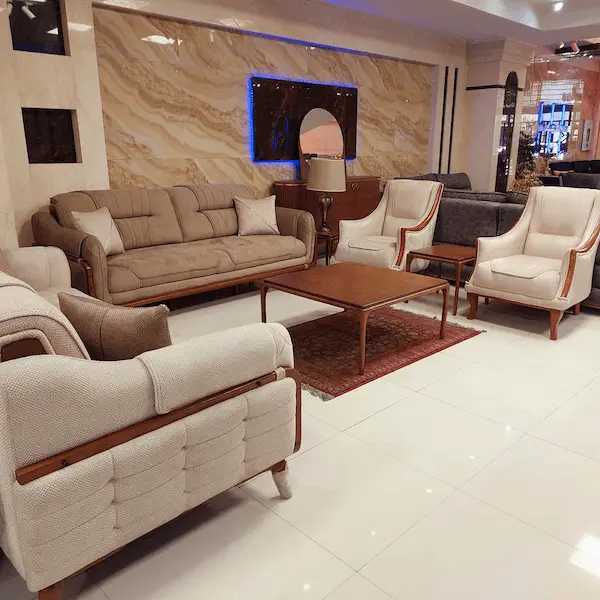 تصویر 2 از فروش مبل راحتی چوبی + قیمت خرید به صرفه