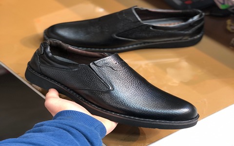 تصویر 2 از فروش کفش طبی چرم گاوی مردانه + قیمت خرید به صرفه
