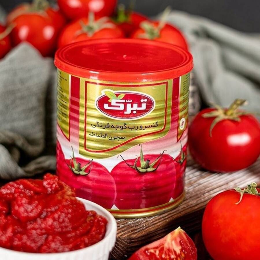 قیمت خرید رب گوجه فرنگی تبرک + فروش ویژه
