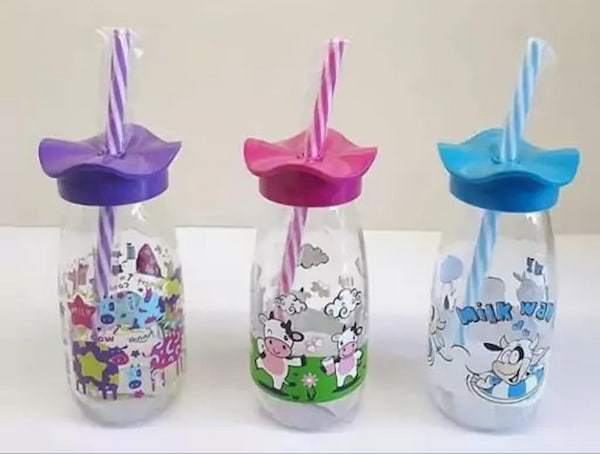 تصویر 3 از خرید و قیمت بطری نی دار شیشه ای + فروش عمده