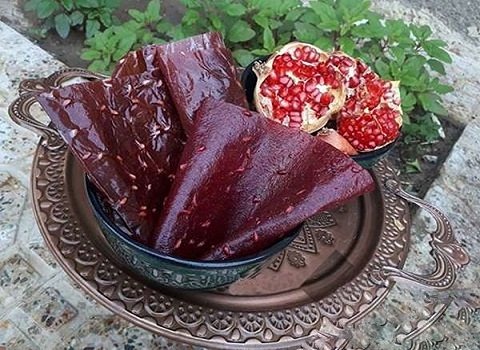 تصویر 2 از قیمت خرید لواشک کیلویی انار + فروش ویژه