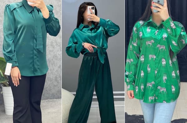 تصویر 4 از قیمت شومیز ساتن زارا + خرید باور نکردنی