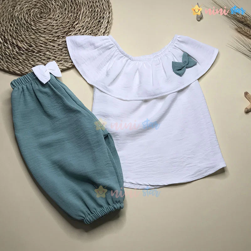 تصویر 1 از قیمت خرید تاپ شلوارک دخترانه + فروش ویژه