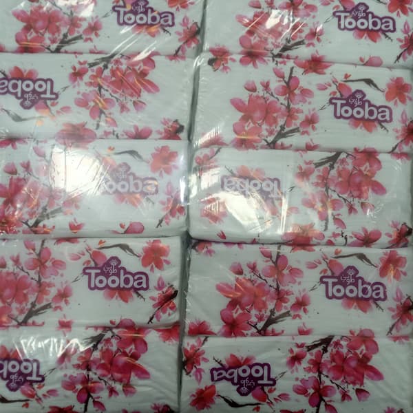 تصویر 1 از خرید و قیمت دستمال کاغذی 150 برگ دو لایه اقتصادی 3 عددی طوبی + فروش عمده