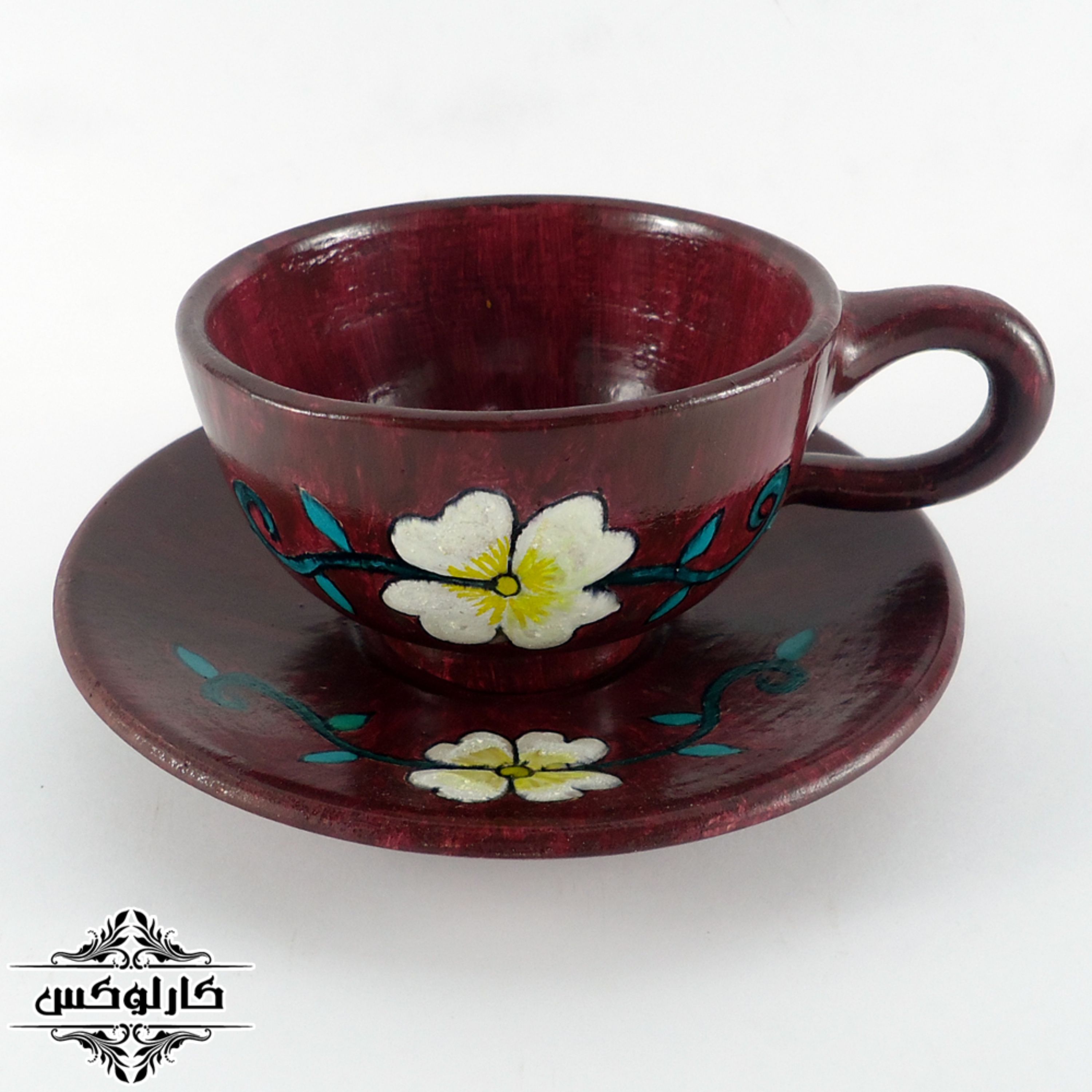 تصویر 4 از خرید فنجان نعلبکی سفالی + قیمت فروش استثنایی