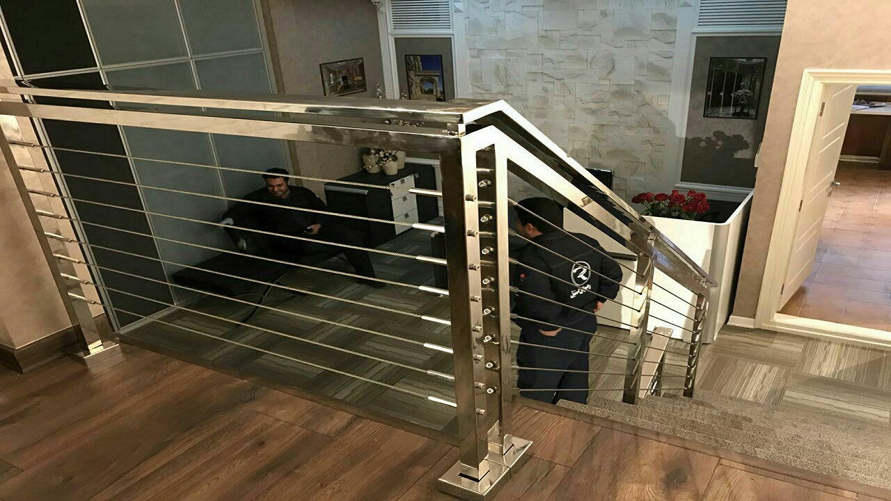 تصویر 4 از قیمت خرید نرده استیل راه پله با فروش عمده