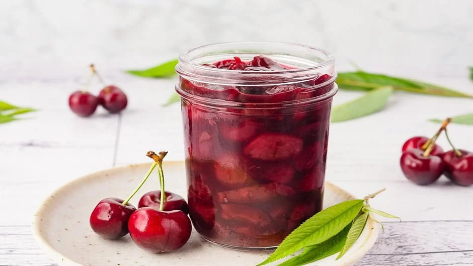 تصویر 5 از فروش کمپوت آلبالو شیشه ای ۴٨٠ گرمی + قیمت خرید به صرفه