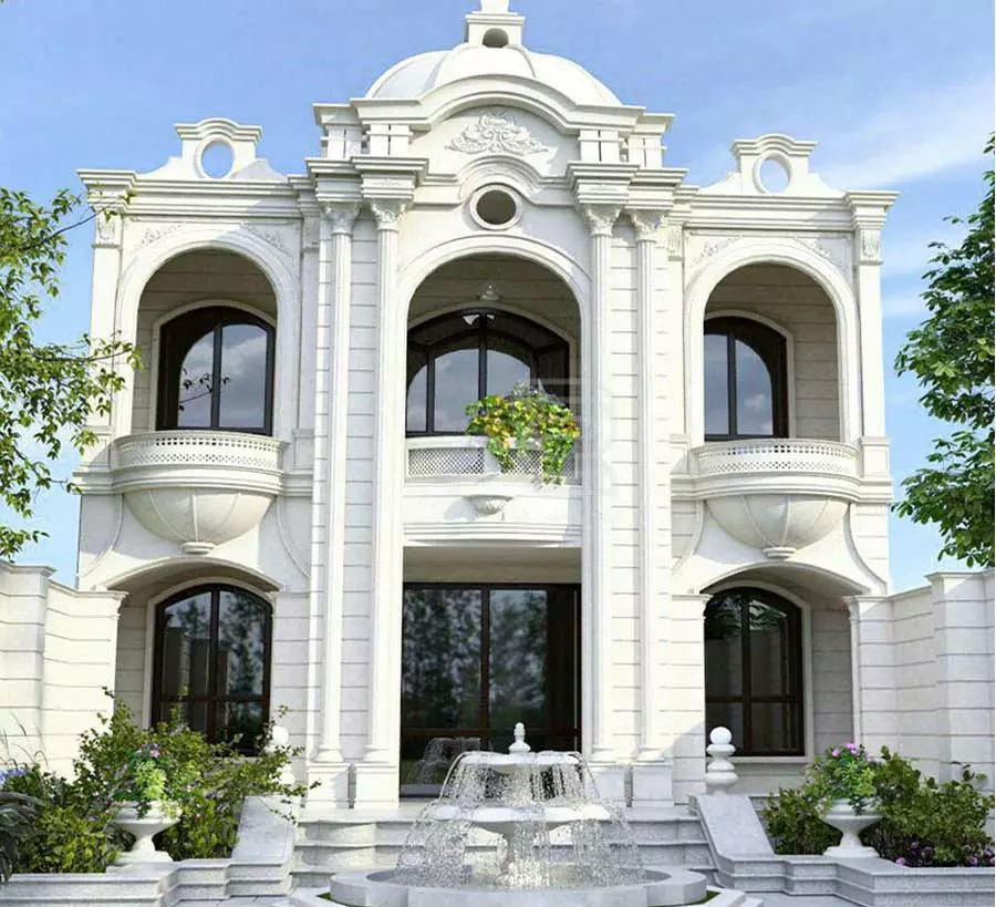 تصویر 2 از قیمت سنگ نما سفید مات با کیفیت ارزان + خرید عمده