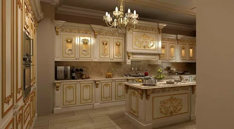 تصویر 4 از قیمت مناسب + فروش ویژه ماربل شیت بین کابینتی طلایی