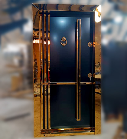 تصویر 5 از قیمت خرید درب ضد سرقت استیل طلایی با فروش عمده