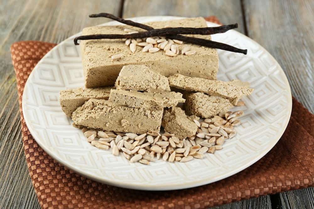 تصویر 1 از خرید حلوا ارده دو کیلویی + قیمت فروش استثنایی