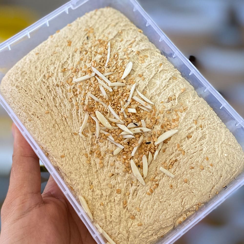 تصویر 4 از خرید حلوا ارده دو کیلویی + قیمت فروش استثنایی