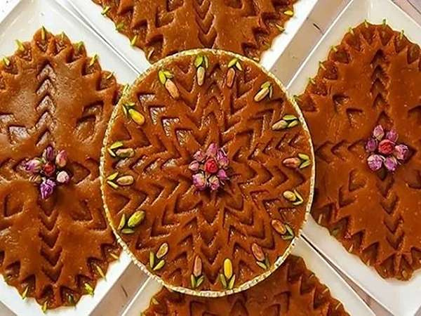تصویر 1 از قیمت خرید حلوا عسلی با آرد برنج + فروش ویژه