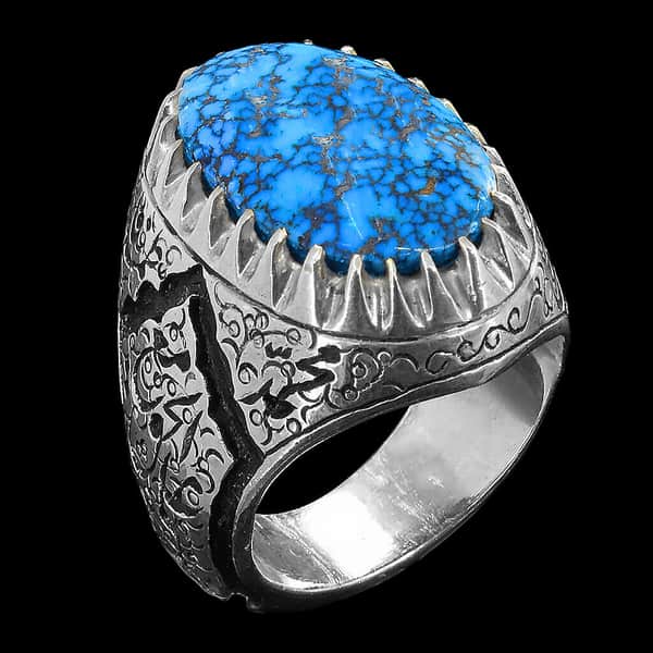 تصویر 4 از خرید جدیدترین انواع انگشتر نقره فیروزه