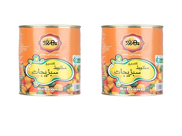 تصویر 1 از فروش کنسرو مخلوط سبزیجات ۳۸۰ گرمی بهروز + قیمت خرید به صرفه