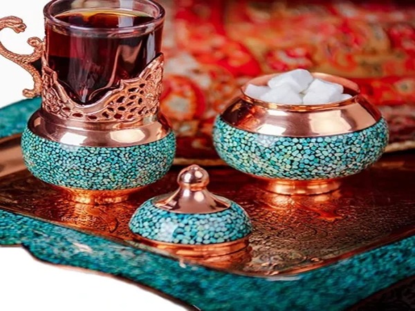 تصویر 1 از ست پذیرایی فیروزه کوبی + قیمت خرید به صرفه