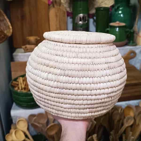 تصویر 5 از قیمت سبد برنج حصیری خمره ای با کیفیت ارزان + خرید عمده