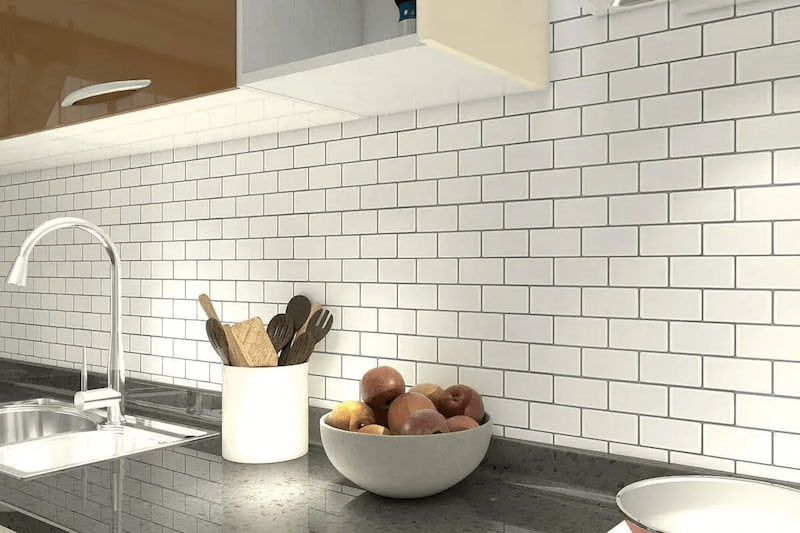 تصویر 2 از قیمت خرید سرامیک بین کابینتی طرح سنگ با فروش عمده