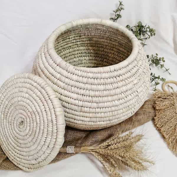 تصویر 2 از قیمت خرید خمره حصیری برای برنج + فروش ویژه