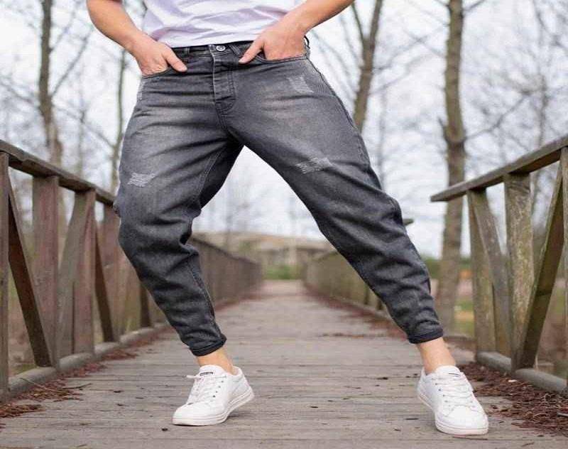 تصویر 2 از قیمت خرید شلوار جین مام استایل مردانه ذغالی به صرفه و ارزان