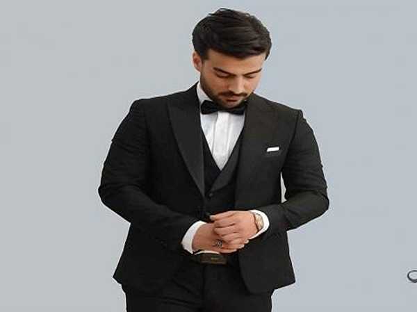 تصویر 4 از قیمت کت و شلوار مردانه مشکی اسپورت با کیفیت ارزان + خرید عمده
