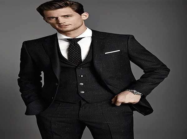 تصویر 5 از قیمت خرید کت و شلوار مردانه مشکی مجلسی + فروش ویژه