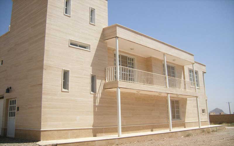 تصویر 5 از قیمت خرید سنگ تراورتن کرم روشن با فروش عمده