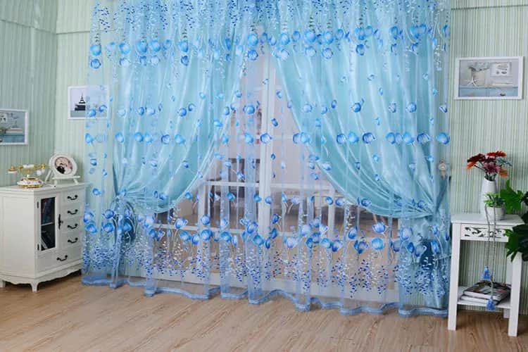 تصویر 5 از قیمت پارچه پرده ای حریر رنگی + خرید باور نکردنی