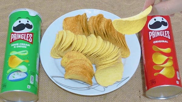چیپس استوانه ای پرینگلز + قیمت عمده