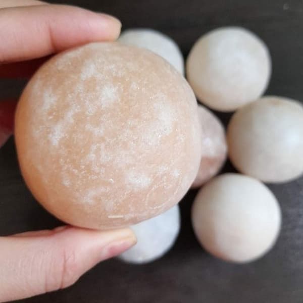تصویر 4 از خرید سنگ نمک توپی + قیمت فروش استثنایی