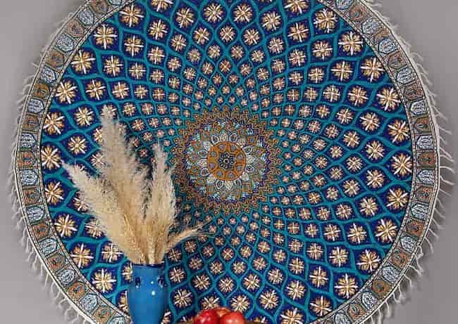 تصویر 2 از خرید رومیزی قلم زنی اصفهان + قیمت فروش استثنایی