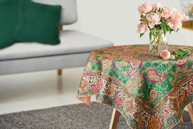 تصویر 4 از قیمت رومیزی ترمه سالاری با کیفیت ارزان + خرید عمده