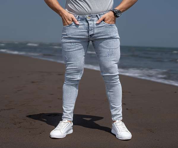 تصویر 2 از قیمت خرید شلوار لی زاپ دار مردانه با فروش عمده