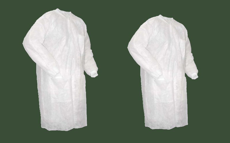 تصویر 5 از قیمت گان پزشکی سفید + خرید باور نکردنی