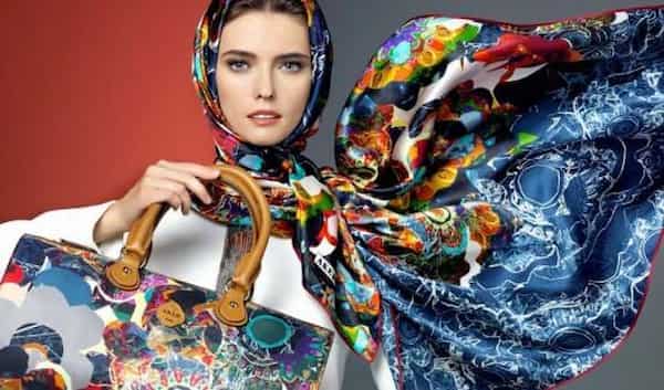 تصویر 2 از خرید و فروش روسری نخی قواره بزرگ طرح دار با شرایط فوق العاده
