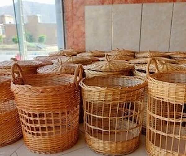 تصویر 2 از خرید جالباسی حصیری بزرگ + قیمت فروش استثنایی