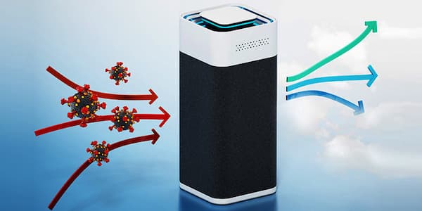 تصویر 1 از قیمت دستگاه تصفیه هوا ضد ویروس با کیفیت ارزان + خرید عمده