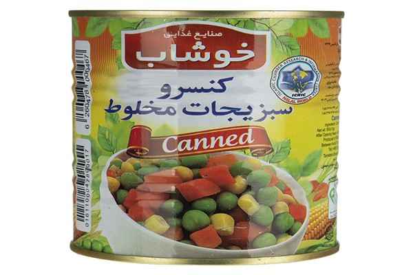 تصویر 1 از خرید کنسرو سبزیجات ممتاز  + قیمت عالی باکیفیت