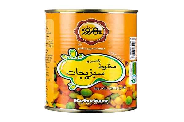 تصویر 3 از خرید کنسرو خوراک سبزیجات + قیمت عالی باکیفیت