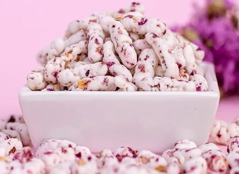قیمت نقل گل محمدی ابریشمی با کیفیت ارزان + خرید عمده