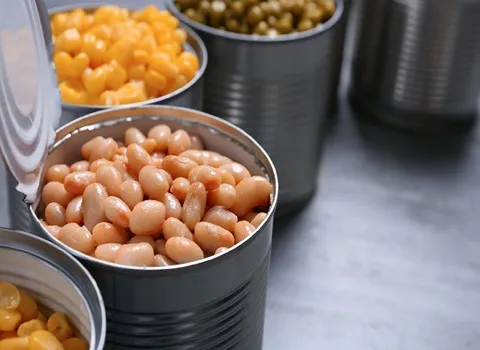 تصویر 1 از خرید لوبیاکنسرو قوطی ۴۲۰ گرمی + قیمت فروش استثنایی