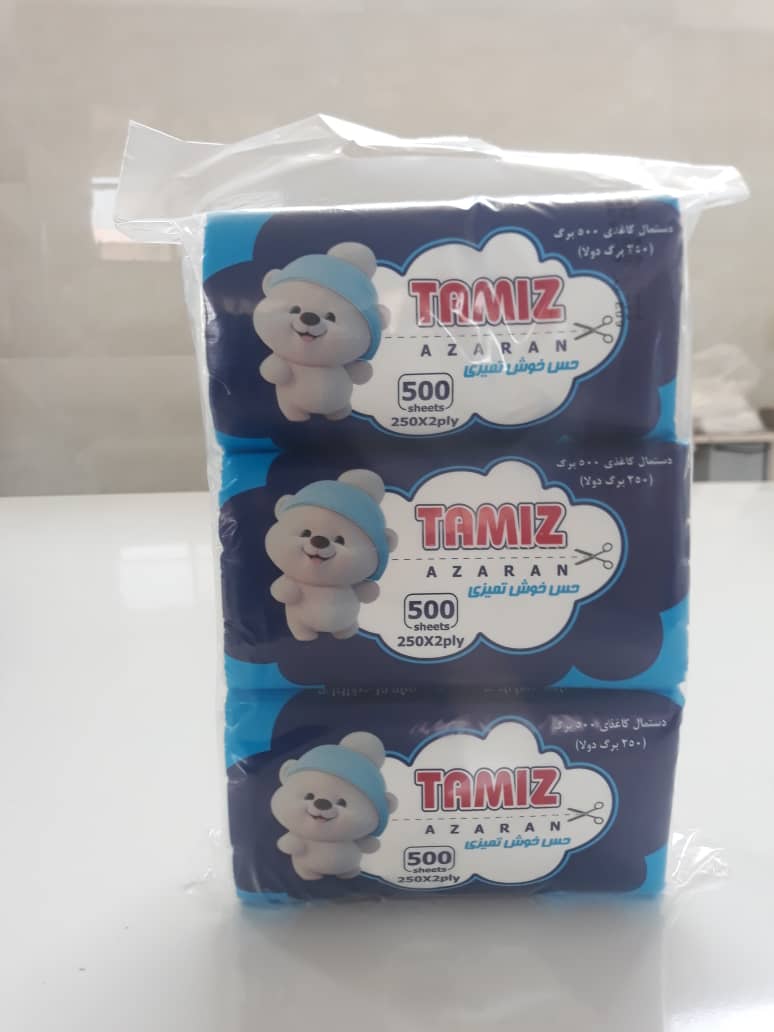 تصویر 1 از قیمت دستمال اقتصادی 500 برگ برند تمیز
