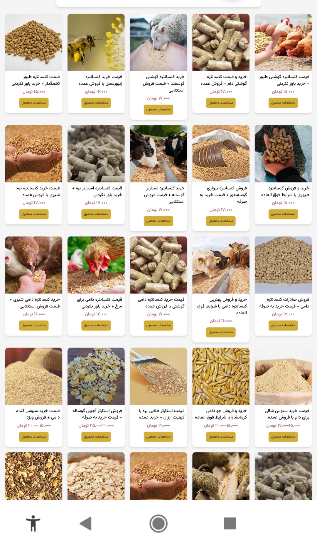 تصویر 1 از قیمت خوراک دام و طیور مرغوب کرمانشاه مقوی و اشتها آور