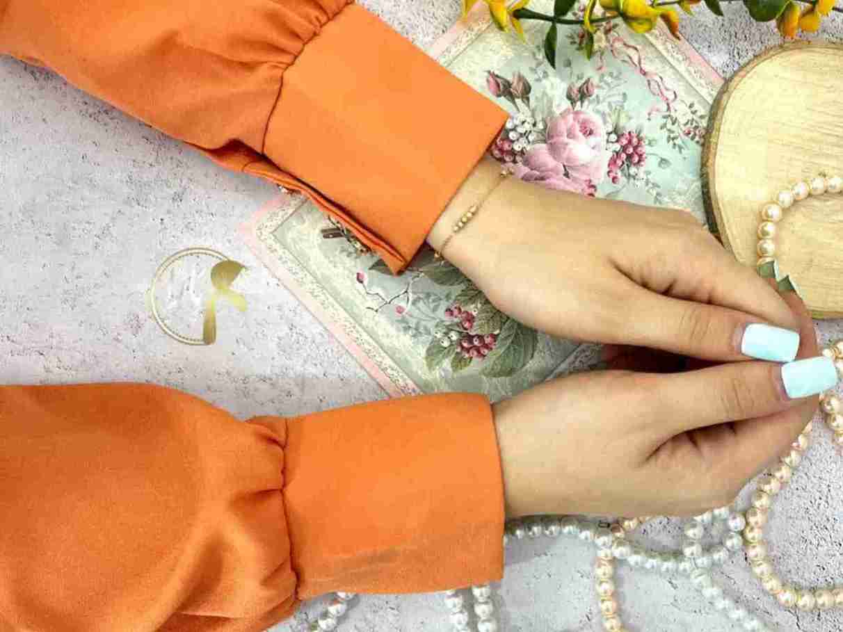 تصویر 2 از خرید ساقدست حریر کرپ + قیمت عالی با کیفیت