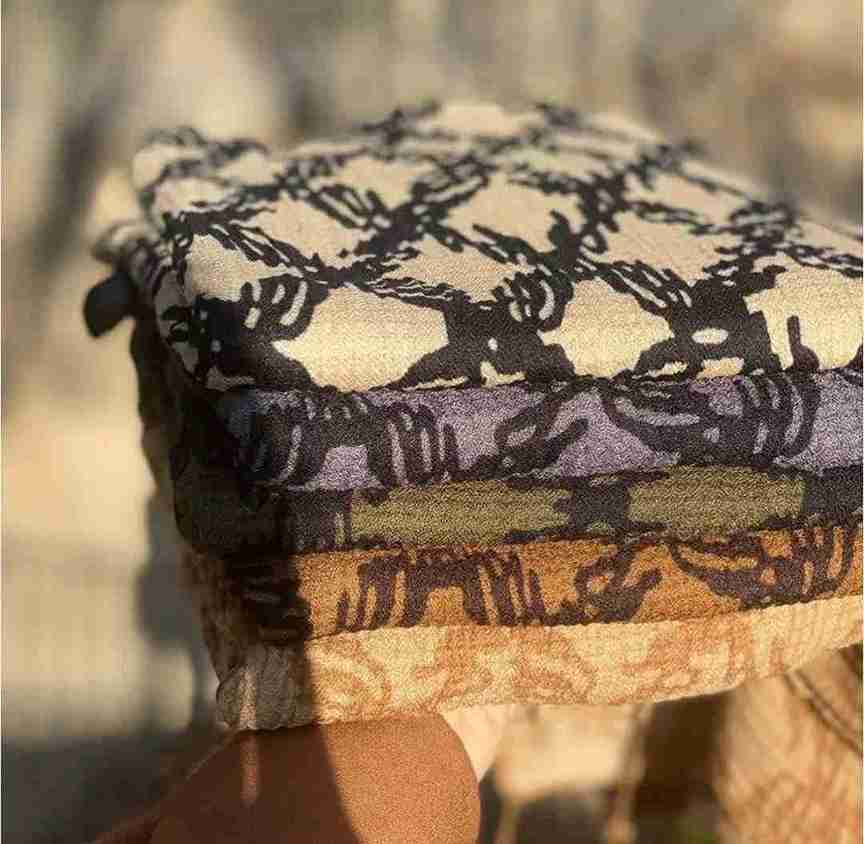 تصویر 1 از معرفی شال برشکا طرحدار + بهترین قیمت خرید