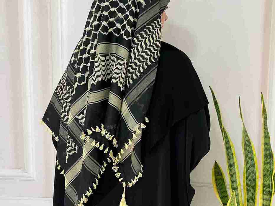 تصویر 4 از قیمت خرید چفیه فلسطینی + فروش ویژه