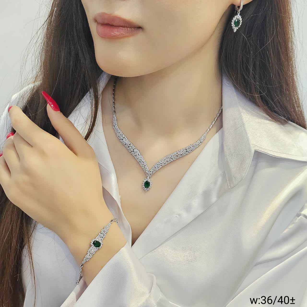 تصویر 2 از خرید فول ست نقره زنانه