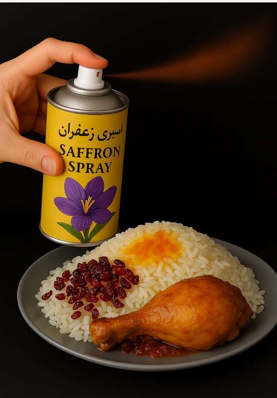 تصویر 3 از قیمت عمده اسپری زعفران ایرانی